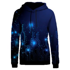 Bluzy z kapturem fullprint
