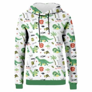 Bluzy z kapturem fullprint