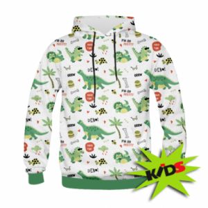 Bluzy dziecięce z kapturem fullprint