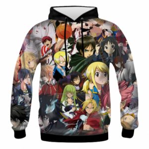 Bluza z kapturem fullprint