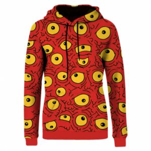 Bluzy z kapturem fullprint