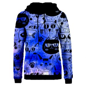 Bluzy z kapturem fullprint