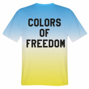 Męska koszulka Fullprint Colors of our freedom