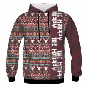 Bluza z kapturem fullprint