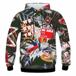 Bluza z kapturem fullprint