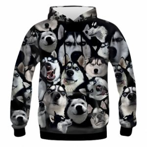Bluza z kapturem fullprint