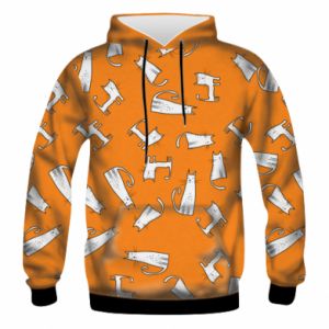 Bluza z kapturem fullprint