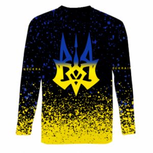 Mięskie 3d longslevee Ukraine, yellow blue