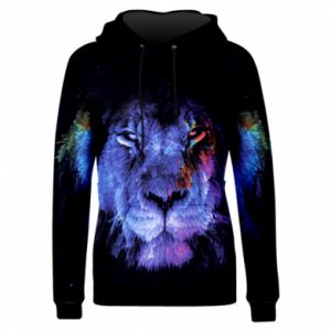 Bluzy z kapturem fullprint