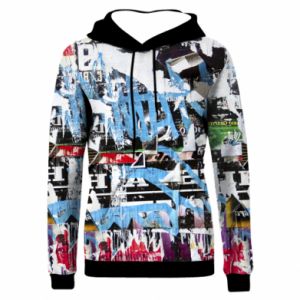 Bluzy z kapturem fullprint