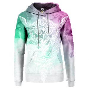 Bluzy z kapturem fullprint