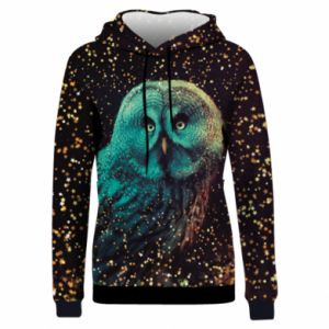 Bluzy z kapturem fullprint