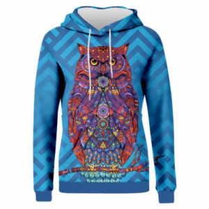 Bluzy z kapturem fullprint