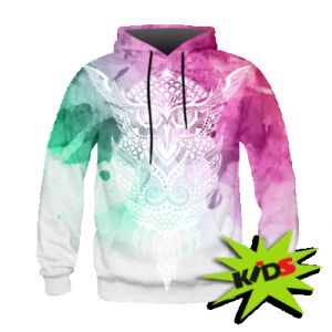 Bluzy dziecięce z kapturem fullprint