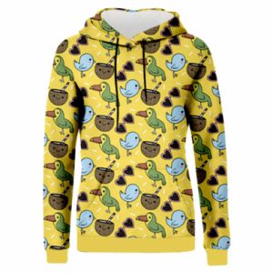 Bluzy z kapturem fullprint