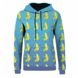 Bluzy z kapturem fullprint