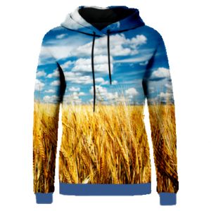 Bluzy z kapturem fullprint