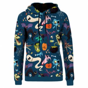 Bluzy z kapturem fullprint