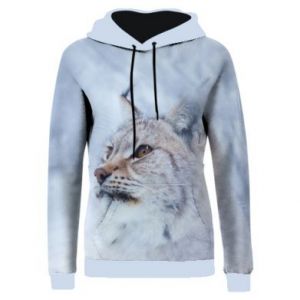 Bluzy z kapturem fullprint
