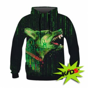 Bluzy dziecięce z kapturem fullprint