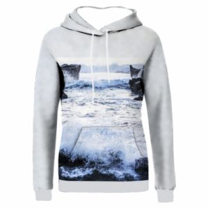 Bluzy z kapturem fullprint