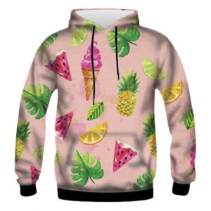 Bluza z kapturem fullprint