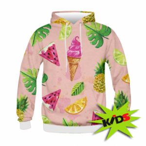 Bluzy dziecięce z kapturem fullprint