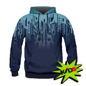 Bluzy dziecięce z kapturem fullprint