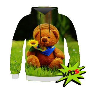 Bluzy dziecięce z kapturem fullprint