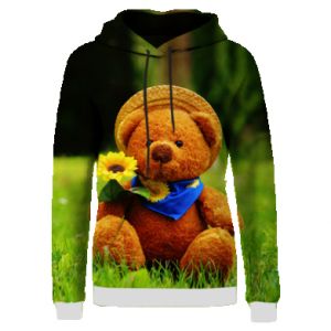Bluzy z kapturem fullprint