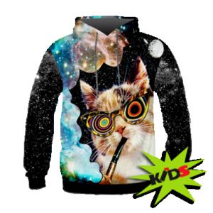 Bluzy dziecięce z kapturem fullprint