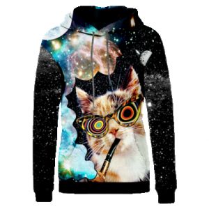 Bluzy z kapturem fullprint