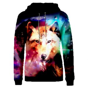 Bluzy z kapturem fullprint