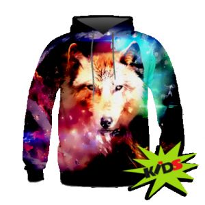 Bluzy dziecięce z kapturem fullprint