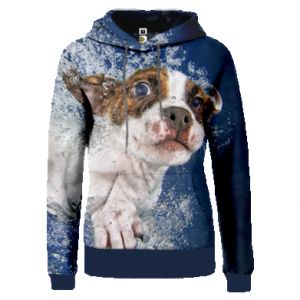 Bluzy z kapturem fullprint