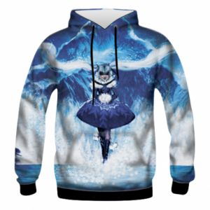 Bluza z kapturem fullprint