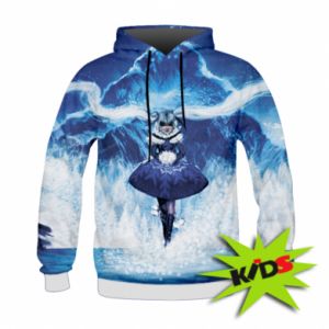 Bluzy dziecięce z kapturem fullprint