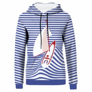 Bluzy z kapturem fullprint