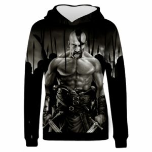 Damska bluza z kapturem Fullprint Kozacy