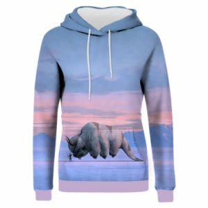 Bluzy z kapturem fullprint