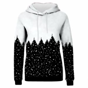 Bluzy z kapturem fullprint