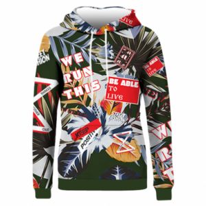 Bluzy z kapturem fullprint