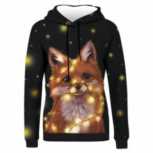 Bluzy z kapturem fullprint