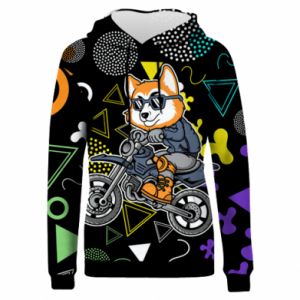 Bluzy z kapturem fullprint