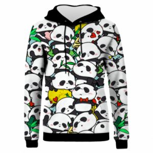 Bluzy z kapturem fullprint