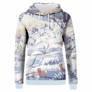 Bluzy z kapturem fullprint