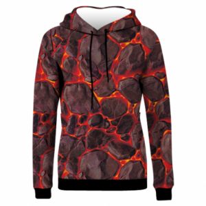 Bluzy z kapturem fullprint