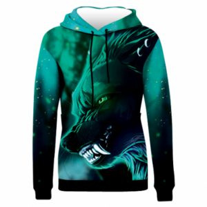Bluzy z kapturem fullprint