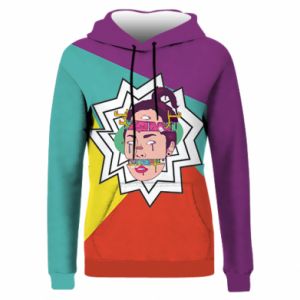 Bluzy z kapturem fullprint