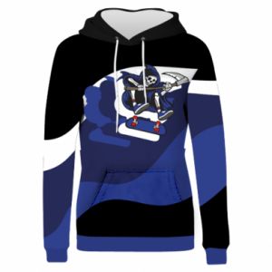 Bluzy z kapturem fullprint